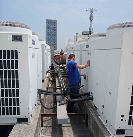 通州中央空调制热和不制冷系统维修方法